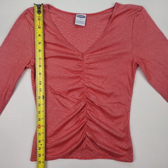 Bundle of 3 Old Navy Women's Long Sleeve Shirts Size M Cropped Casual LIke New - Picture 4 of 16